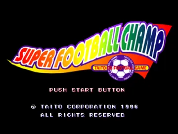 Super Football Champ (JP) screen shot title